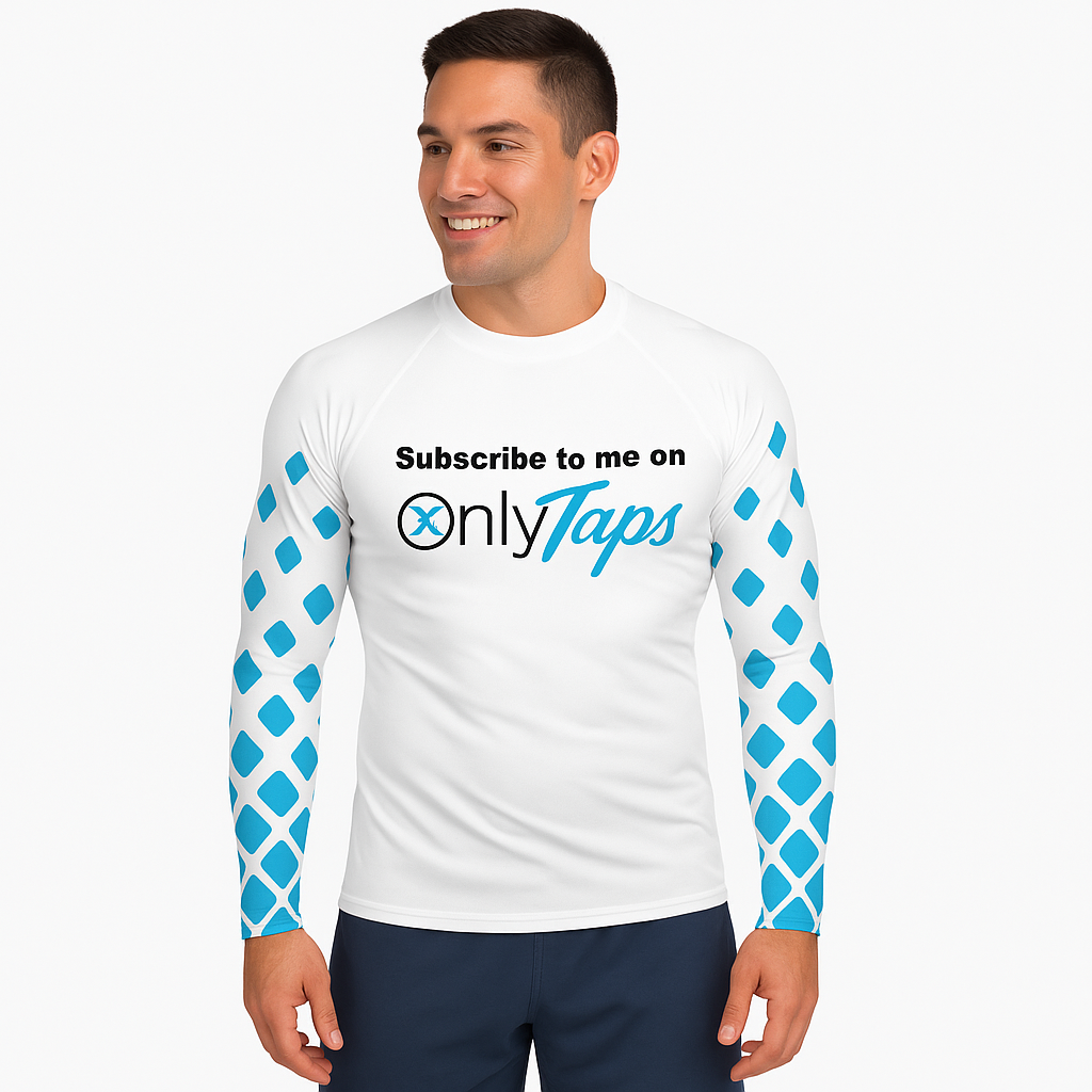 Man's Rash Guard "Only Taps"