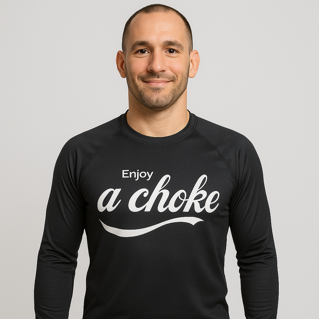 Man's Rash Guard “Enjoy a choke"