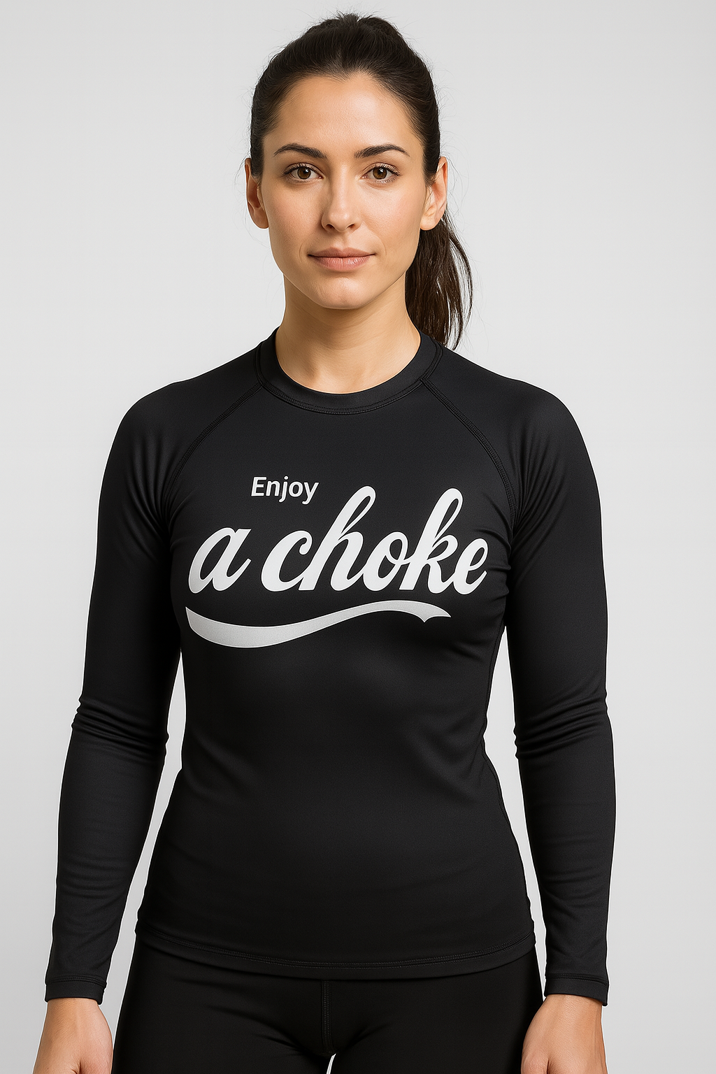 Women's Rash Guard "Enjoy a Choke"