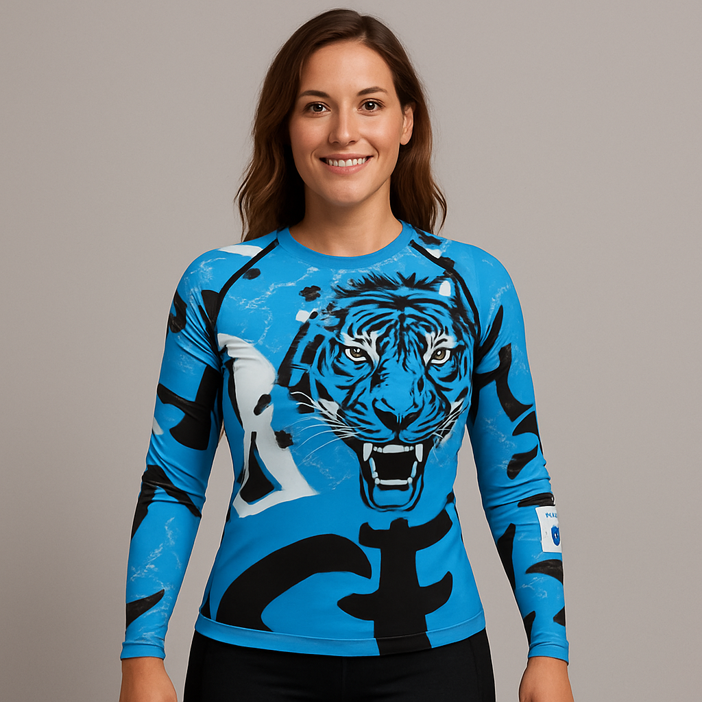 Women's Rash Guard "Lovely Tiger"