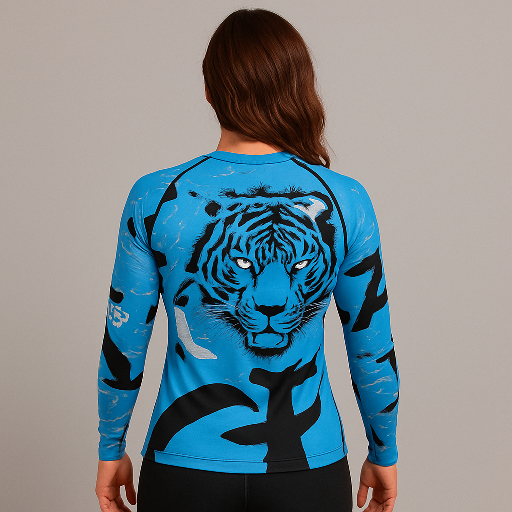 Women's Rash Guard "Lovely Tiger"
