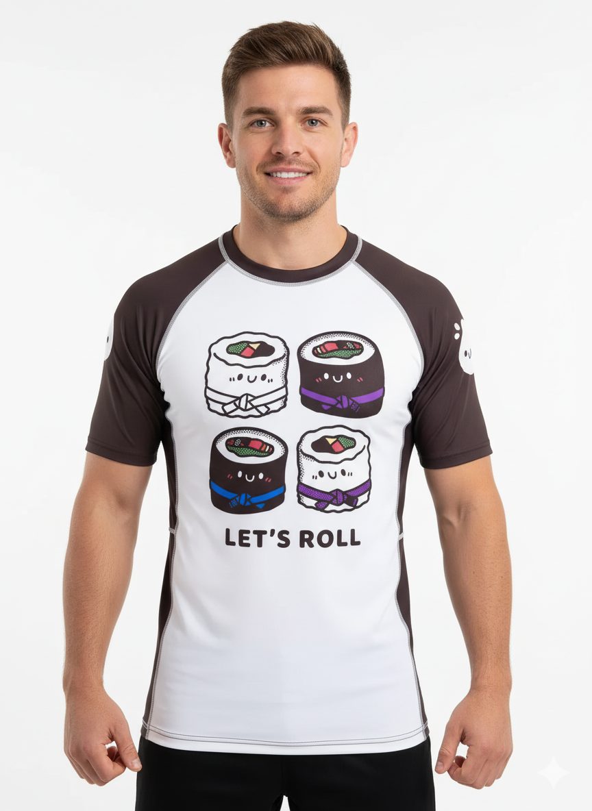 Man's Rash Guard "Sushi - Let's Roll"