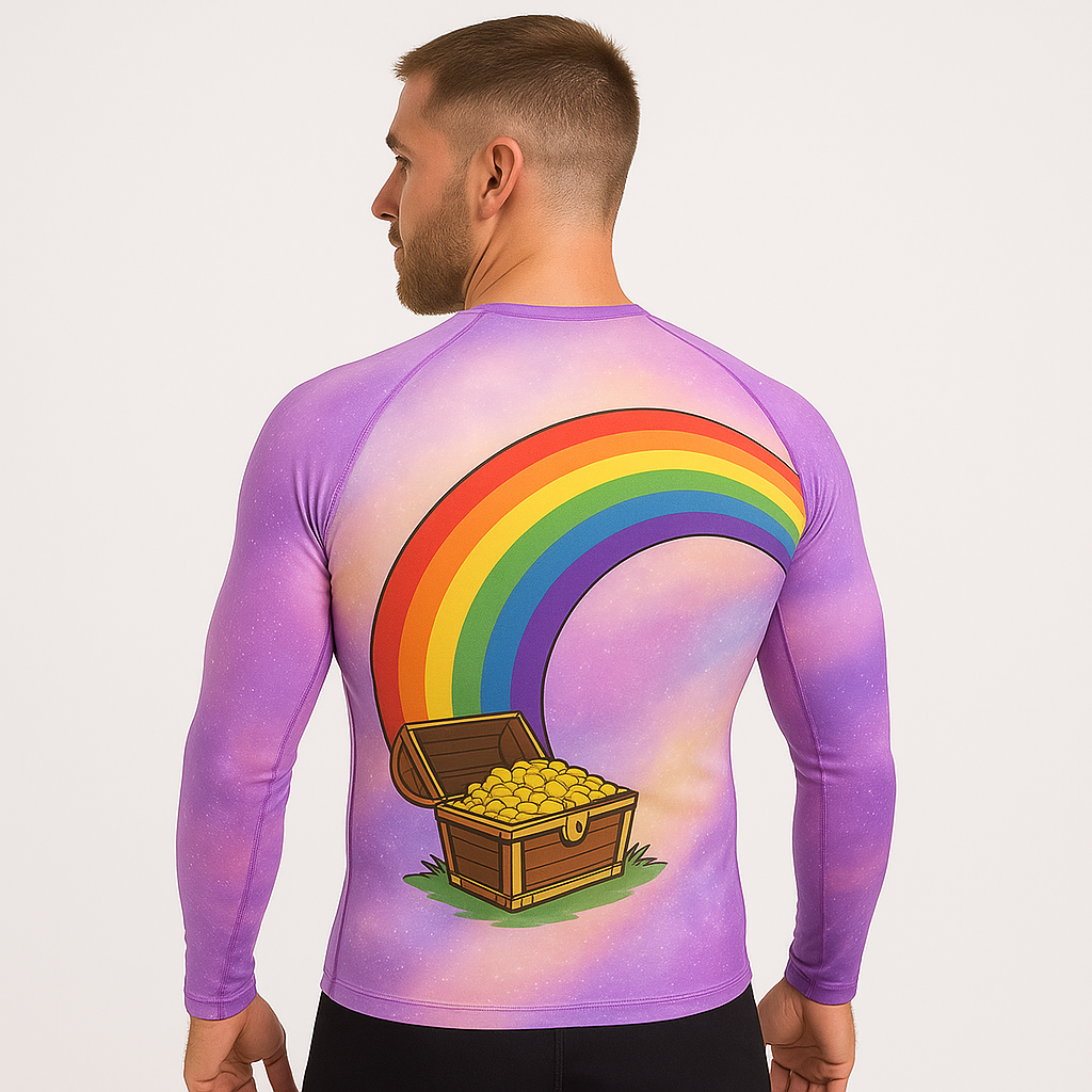 Man's Rash Guard "Unicorn fight"